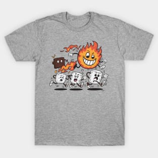 Funny Camping Marshmallows T-Shirt